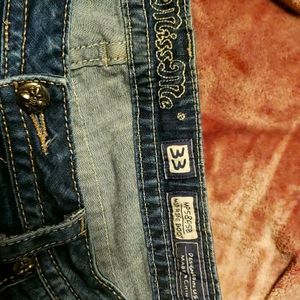 Miss Me Mid-Rise Bootcut Embellished Jeans